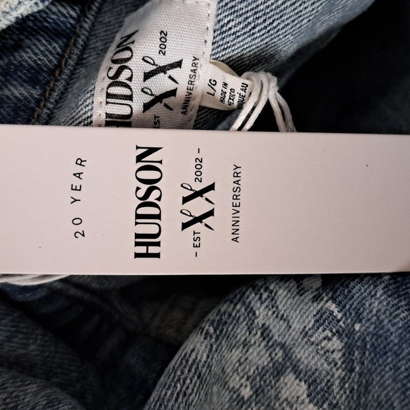 NWT Hudson Brea Swing Trucker Denim Jacket Size Large $275 - Picture 8 of 9